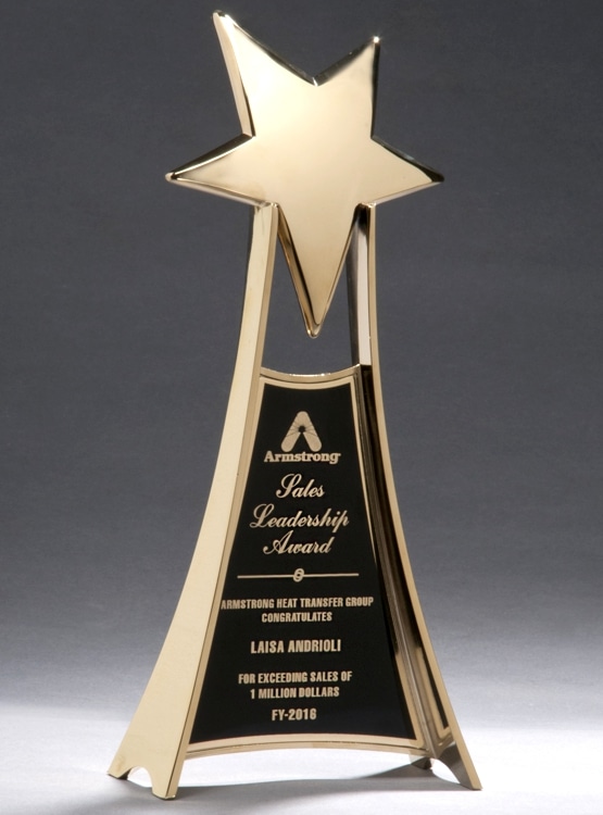 Metal Gold Star Trophy Questions & Answers