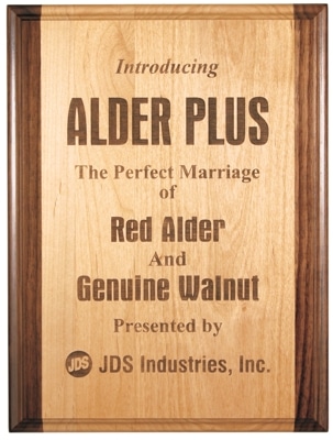 Red Alder & Walnut Plaque Questions & Answers