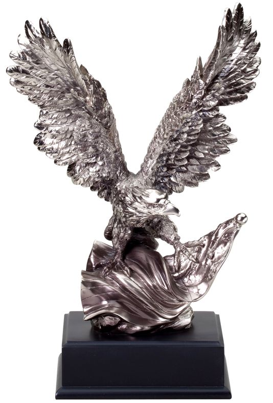 Silver Eagle Statue with American Flag Questions & Answers