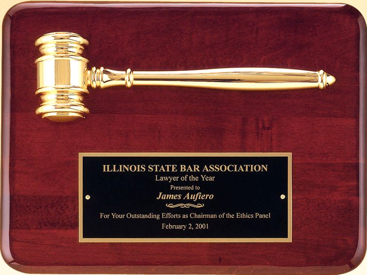 Gold Gavel Rosewood plaque PG3751 in stock?