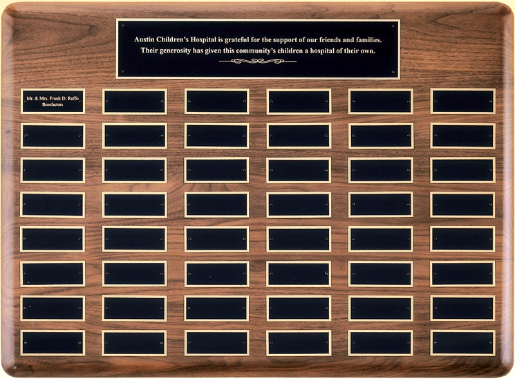 Perpetual Walnut Plaque Questions & Answers